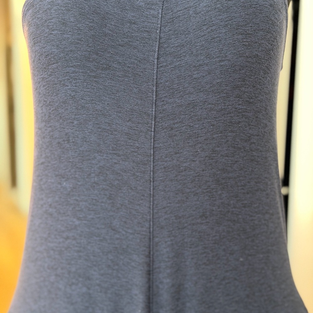 Fabletics Cloud Jersey Wide Leg Onesie in Deep Navy Heather | Off-Duty Muse - Picture 4 of 4